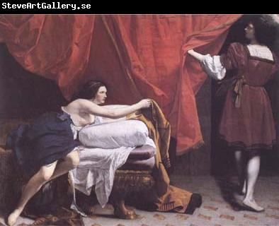 Orazio Gentileschi Joseph and Potiphar's Wife (mk25)